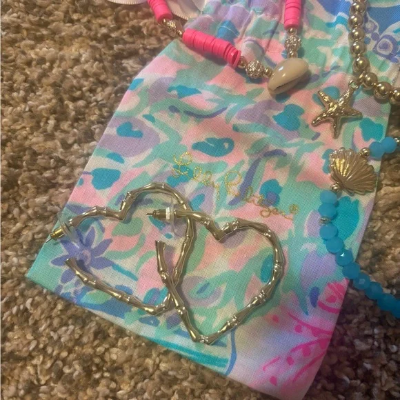 NWOT! Lilly Pulitzer jewelry bundle & pouch! - Picture 2 of 6